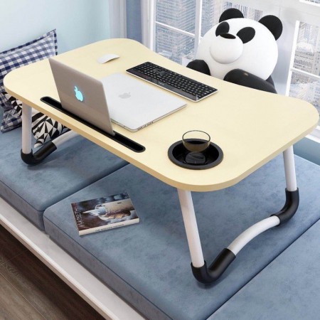 Portable Foldable Laptop Table (Wooden)