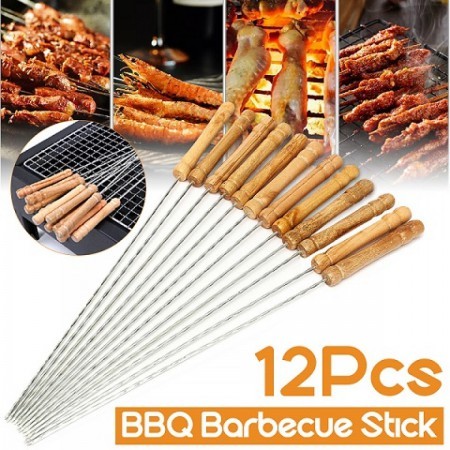 Barbecue Grill Sticks Set BBQ 12 pices