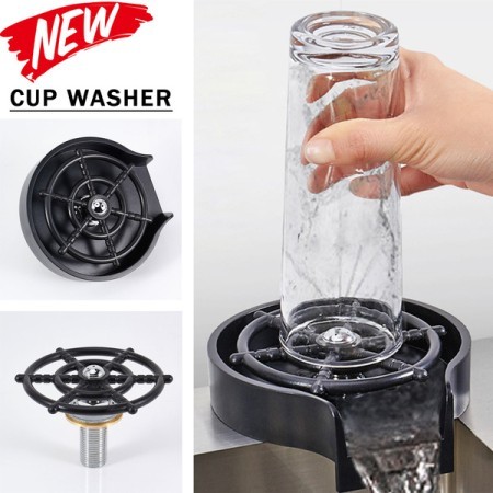 Automatic Quick Glass & Cup kitchen Sink Wash Rinse