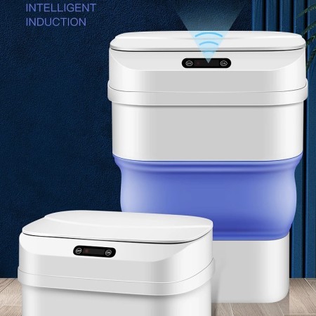 Smart Sensor Folding Trash Can Dustbin