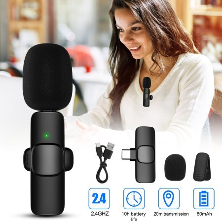 K8 Portable Wireless Microphone