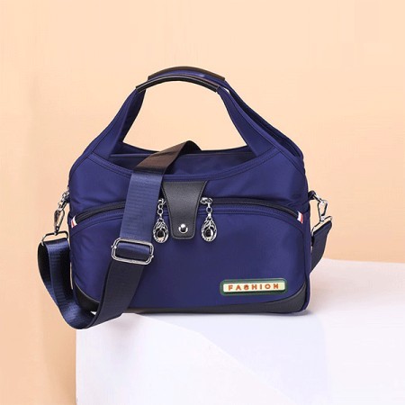 High Quality Large Capacity Waterproof Anti-Theft Fashion Ladies Bag (Blue)