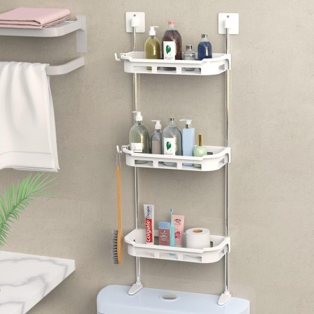 3 Tier Washroom Shelf Wall Mounted