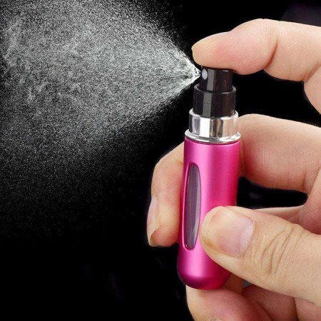 5ml Portable Mini Aluminum Refillable Perfume Bottle (2 Pcs)