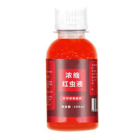 Red Worm Fishing Lure Additive Liquid Baits 100ml