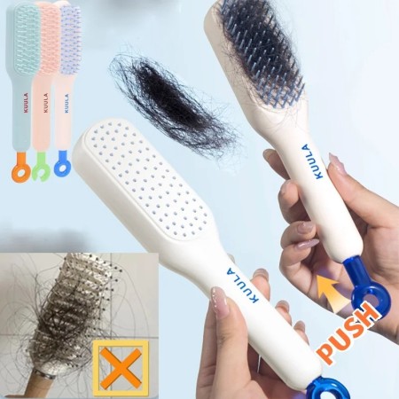 Massage Comb Anti Tangle Static Hair Comb Does Not Tangle and Clean Hair Quickly Massage Scalp Unknot Undo Hair Barber Brush